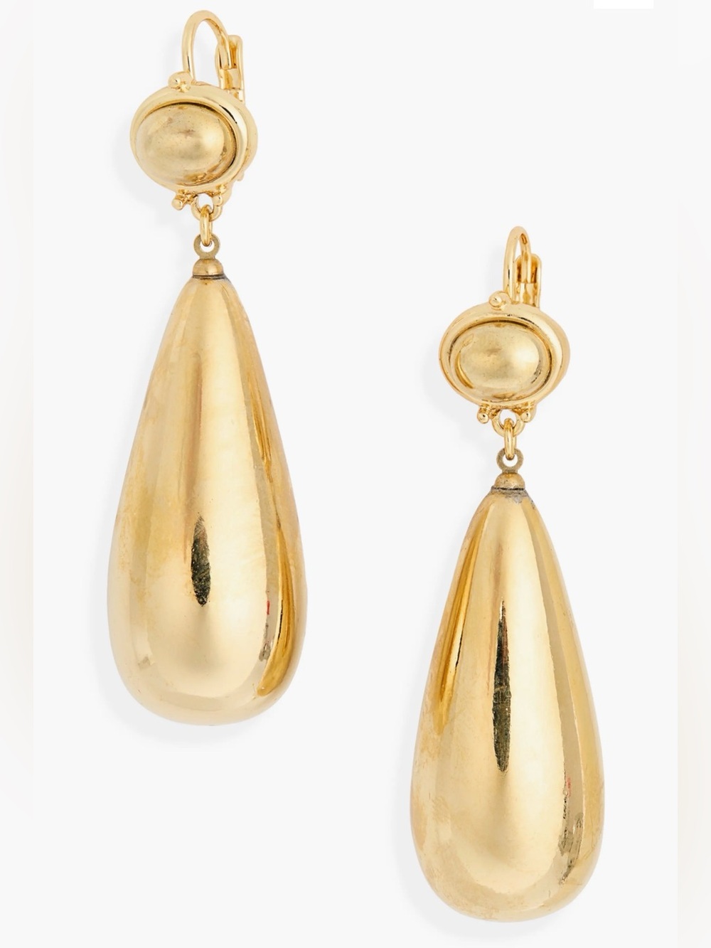 NWOT Kenneth Jay Lane Drop Women’s Earrings Gold Tone MRSP $40